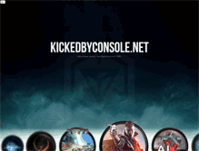 Tablet Screenshot of kickedbyconsole.net